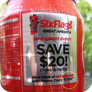 Six Flags Coke Can Coupon and Promo Code